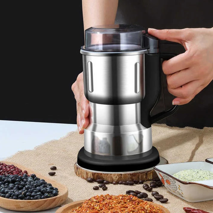 Boman Stainless Steel 4 Blades Electric Grinder (Imported)