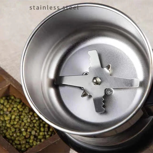 Boman Stainless Steel 4 Blades Electric Grinder (Imported)