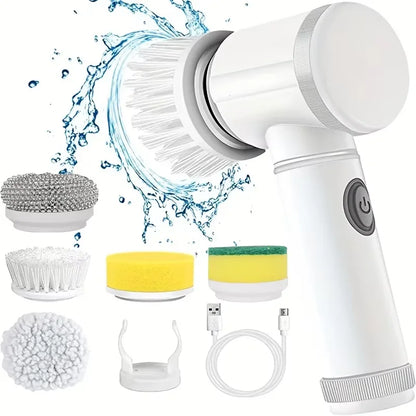 Electric Spin Scrubber – Wireless Multi-Purpose Cleaning Brush