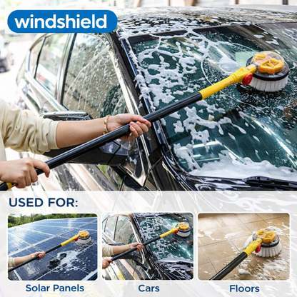 Automatic Rotary Long Handle Car and Solar Cleaning Brush