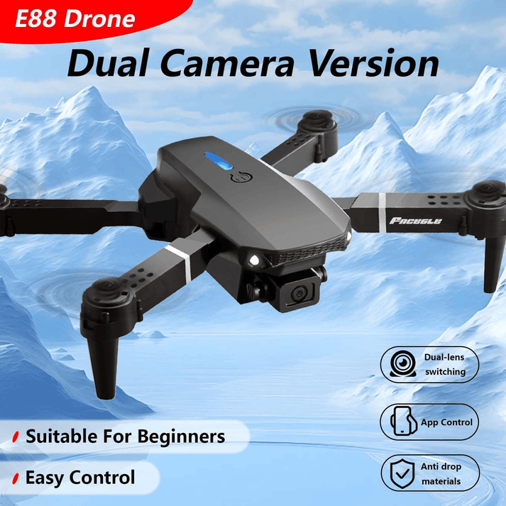 E88 Pro Drone With dual Camera WIFI FPV Drone Wide Angle