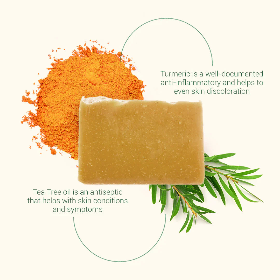 Turmeric Soap Bar Gently Clean Skin