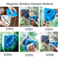 Magnetic 2 in 1 Window Cleaner